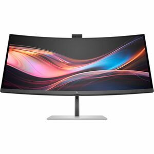 HP 734pm 34" Class Webcam UW-QHD Curved Screen LED Monitor - 21:9 - PEGASUSS 