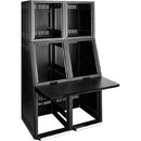 Middle Atlantic 2 Bay Work Surface - Straight, Black T-mold Edge - PEGASUSS 