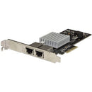 StarTech.com Dual Port 10G PCIe Network Adapter Card - Intel-X550AT 10GBASE-T PCI Express 10GbE Multi Gigabit Ethernet 5 Speed NIC 2port - PEGASUSS 