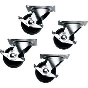 Middle Atlantic Set of 4 Non-Locking Commercial Grade Casters - PEGASUSS 