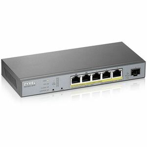 ZYXEL 5-port GbE Smart Managed PoE Switch with GbE Uplink