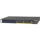 Netgear M4300 24x1G PoE+ Stackable Managed Switch with 2x10GBASE-T and 2xSFP+ (1;000W PSU) - PEGASUSS 