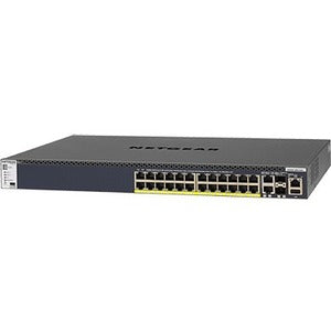 Netgear M4300 24x1G PoE+ Stackable Managed Switch with 2x10GBASE-T and 2xSFP+ (1;000W PSU) - PEGASUSS 