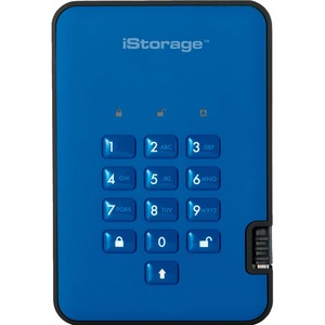 iStorage diskAshur2 SSD 512GB Secure Portable Solid State Drive | Password protected |Dust/Water Resistant | Hardware encryption. IS-DA2-256-SSD-512-BE - PEGASUSS 