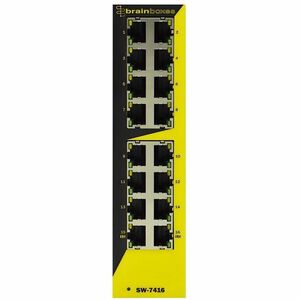 Brainboxes SW-7416 Ethernet Switch - PEGASUSS 