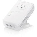 ZYXEL AV2000 HomePlug AV2 Powerline 2-port Gigabit Pass-Thru Ethernet Adapter - PEGASUSS 