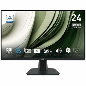 MSI Pro MP245G 24" Class Full HD LCD Monitor - 16:9 - Black - PEGASUSS 