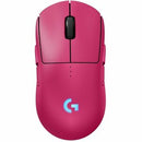 Logitech G PRO 2 LIGHTSPEED Wireless Gaming Mouse, Right- or Left-Handed Mouse with up to 4 Customizable and Switchable Magnetic Side Buttons, 32k DPI Sensor, USB-C Charging, for PC/Mac - Magenta - PEGASUSS 