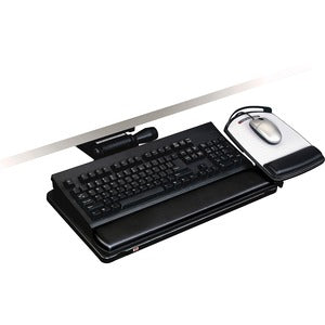 3M Easy Adjust Keyboard Tray Platform Gel Wrist Rests Precise Mouse Pad - PEGASUSS 