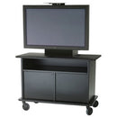 ClearOne Single Plasma Monitor Cart with Rack Rail - PEGASUSS 