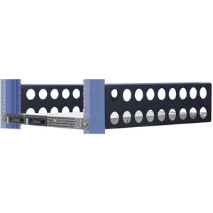 Rack Solutions 4U Flush Mount Conversion Bracket 2-Pack (26in Deep) with 2U Adapter Brackets 4-Pack (2 bends, 0.59in Deep) - PEGASUSS 