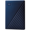 WD My Passport for Mac WDBA2D0020BBL 2 TB Portable Hard Drive - 2.5" External - Midnight Blue - PEGASUSS 