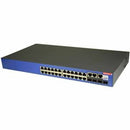 Amer Networks 22 port + 4 port 1000Base-T/SFP Gigabit Managed Layer 2 Switch SS2GR26i - PEGASUSS 