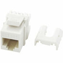 On-Q Quick Connect Cat 5e RJ45 Keystone Insert, White, 50-Pack - PEGASUSS 