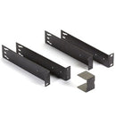 Black Box Rack Mount for KVM Extender, KVM Switch - Black - TAA Compliant - PEGASUSS 