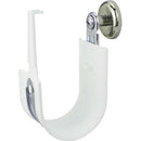 Platinum Tools 1" Side Mount Magnet HPH J-hook, White, Box of 10 - PEGASUSS 