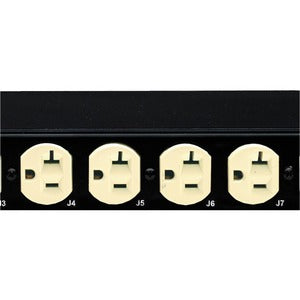 Eaton Basic PDU, 0U, L14-30P input, 5.76 kW, 120/240V, 24A, 10 ft cord, (8) 5-20R, (20) C13 (6) C19, TAA - PEGASUSS 