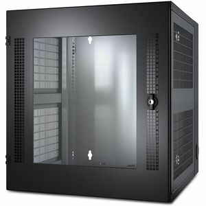 APC NetShelter 13U Wallmount Rack Cabinet Glass Door Double Hinged Server Depth - PEGASUSS 