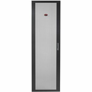 NetShelter SV 48U 600mm Wide Perforated Flat Door Black - PEGASUSS 