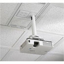 Chief 1' x 2' Above Suspended Ceiling Storage Box with Column Drop - For Projectors - White - PEGASUSS 
