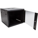 Rack Solutions 9U Wall Mount Cabinet 600mm x 600mm (WxD) with Glass Door - PEGASUSS 