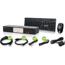 IOGEAR 4-Port DisplayPort1.2 KVMP with Wireless Keyboard and Mouse - PEGASUSS 