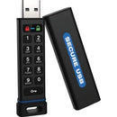 SecureDrive SecureUSB KP Hardware-Encrypted USB Flash Drive with Keypad - PEGASUSS 