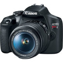 Canon EOS Rebel T7 24.1 Megapixel Digital SLR Camera with Lens - 0.71" - 2.17" (Lens 1), 2.95" - 11.81" (Lens 2) - PEGASUSS 