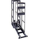 Middle Atlantic TRACK50 Mounting Rail - Black - PEGASUSS 