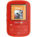 SanDisk Clip Sport Plus 16 GB Flash MP3 Player - Red - PEGASUSS 