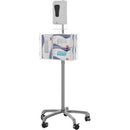 CTA Digital Heavy-Duty Mobile Sanitizing Station with Automatic Soap Dispenser - PEGASUSS 