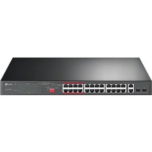 TP-Link TL-SL1226P - 24-Port 10/100Mbps Fast Ethernet PoE Switch - PEGASUSS 
