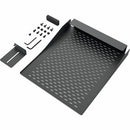Heckler Design Mounting Panel for Camera, Video Conferencing Camera, Power Adapter, PTZ Camera, Video Bar, Sound Bar Speaker, Power Strip - Black Gray - PEGASUSS 