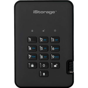 iStorage diskAshur2 SSD 2 TB Secure Portable Solid State Drive | Password protected |Dust/Water Resistant | Hardware encryption. IS-DA2-256-SSD-2000-B - PEGASUSS 