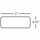 Wasp 2.00" x .75" Polyester TT labels, 1 roll, 6000 per roll, 8" OD - PEGASUSS 