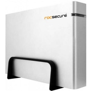 Rocstor CommanderX EC31 10TB 3.5" External Hard Drive - USB 3.1 / USB 3.0 - SATA - 7200rpm - Desktop - Silver - AES 256-bit Encryption Standard - FIPS 140-2 - ENCYPTED EXT DRIVE 3XTOKEN KEY - PEGASUSS 