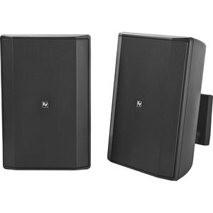 Electro-Voice Cabinet EVID-S8.2T 2-way Indoor/Outdoor In-ceiling, In-wall, Surface Mount, Wall Mountable Speaker - 90 W RMS - Black - PEGASUSS 
