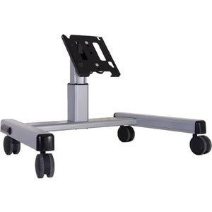 Chief Confidence Medium Adjustable 2' Monitor Mobile Cart - For 32-65" - Black - PEGASUSS 