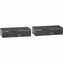 Black Box KVX Series KVM Extender Kit over Fiber - 4K, Dual-Monitor, HDMI/DisplayPort, USB 2.0, Serial, Audio, Local Video - PEGASUSS 