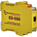 Brainboxes - Ethernet to 8 Digital Inputs and 8 Digital Outputs + RS485 Gateway - PEGASUSS 