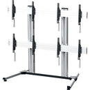 Middle Atlantic DisplayStation Series, Monitor Wall with Levelers - PEGASUSS 