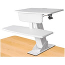 Kantek Desk Clamp On Sit To Stand Workstation White - PEGASUSS 
