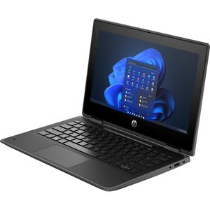HP Pro x360 Fortis G11 11.6" Touchscreen Rugged Convertible 2 in 1 Notebook - HD - Intel N-Series N100 - 4 GB - 64 GB Flash Memory - PEGASUSS 
