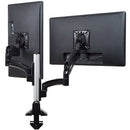 Chief Kontour K1C Dynamic Dual Monitor Arm Desk Mount - For 10-38 Inch Monitors - VESA Monitor Mount - Silver - PEGASUSS 