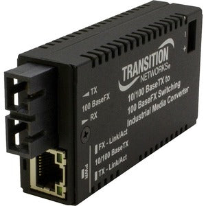 Hardened Mini Fast Ethernet Media Converter 10/100Base-TX to 100Base-FX