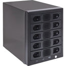 SYBA Multimedia 5 Bay 2.5" and 3.5" SATA HDD External USB 3.0 / eSATA RAID Hard Drive Enclosure - PEGASUSS 