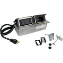 Wiremold Cord Ended deQuorum Dual Flip-Up Unit - PEGASUSS 