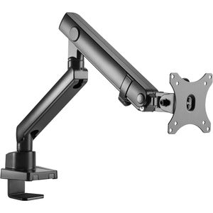 Aluminum Mechanical Spring Single Monitor Arm Mount - 17" to 32" - Max Load 17.6 lbs - PEGASUSS 