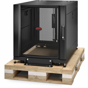 APC NetShelter SX, Server Rack Enclosure, 12U, Shock Packaging, Black, 658H x 600W x 900D mm [TAA] - PEGASUSS 