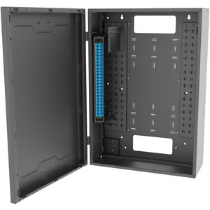 On-Q VWMZRU-B Rack Mount for Patch Panel - Black - TAA Compliant - PEGASUSS 